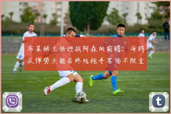 布莱顿主场迎战阿森纳前瞻：海鸥反弹势头能否终结枪手客场不败金身？